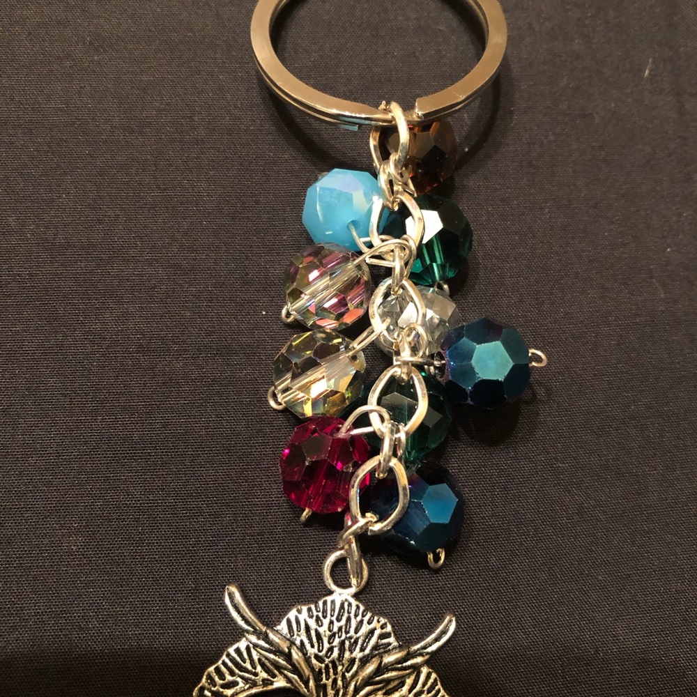 Multi Colored Crystal Keychain - image 2